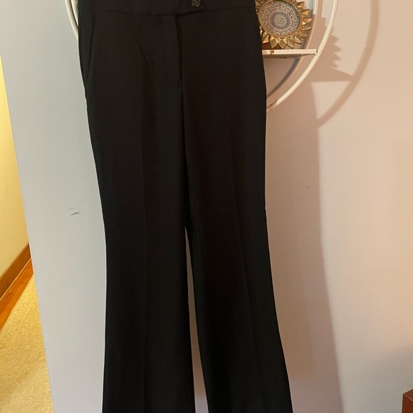 Ann Taylor Women's 4 Small S Black Trouser Pants - Picture 2 of 9